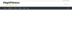 Desktop Screenshot of kingpetracca.com